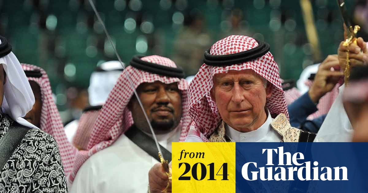 Prince Charles performs sword dance in Saudi Arabia