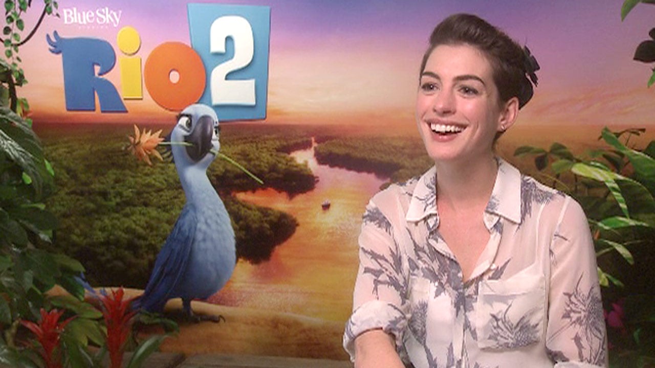Anne Hathaway On Rio 2 You Re Just Jumping Around Like An Idiot Trying To Make It Sound Good Video Interview Film The Guardian Anne Hathaway On Rio 2 You Re Just Jumping Around Like An Idiot Trying To Make It Sound Good Video Interview Film The Guardian