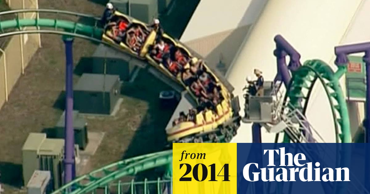 Maryland rollercoaster gets stuck with dozens onboard ...