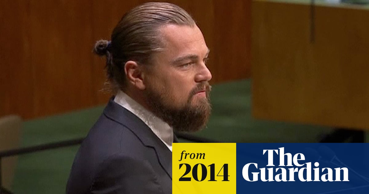 Leonardo Dicaprio Speech About Climate Change Leonardo DiCaprio speaks at UN climate change summit - video