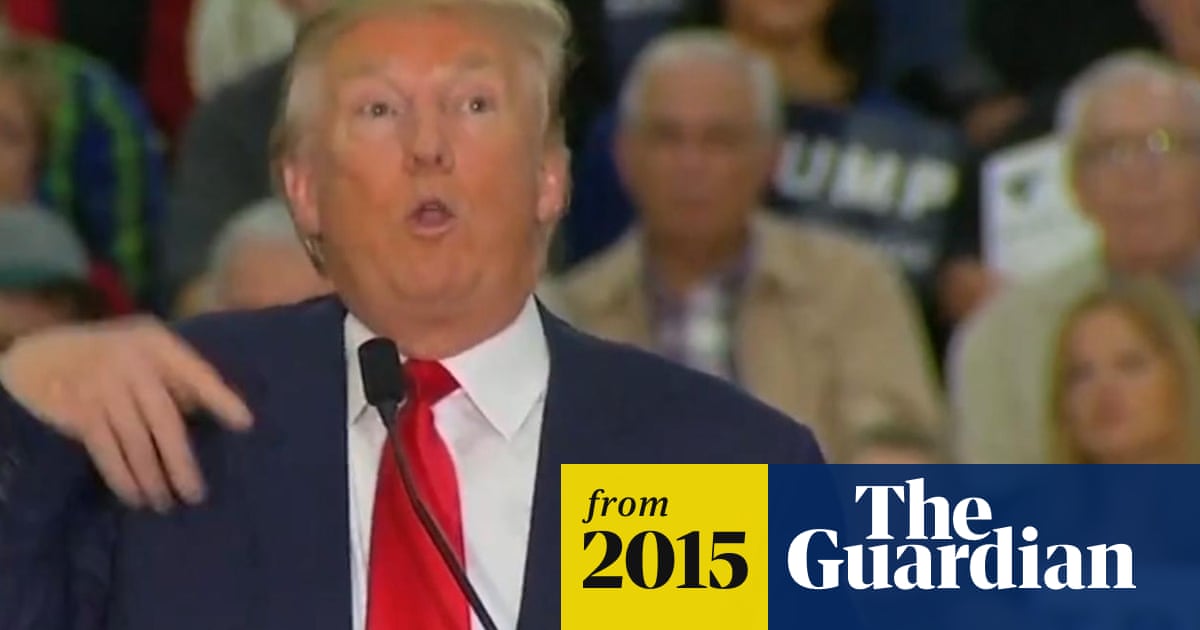 Donald Trump Mocks Reporter With Disability Video Us News The Guardian