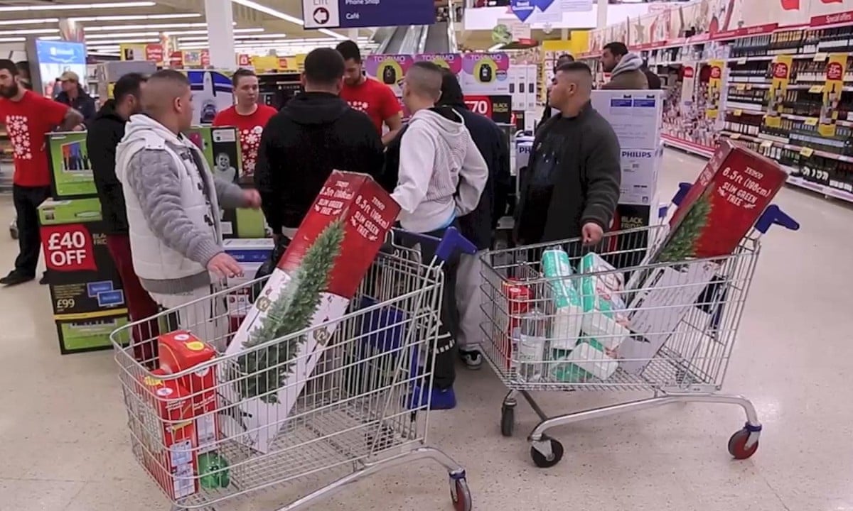 Black Friday gets off to a calm start across the UK – video