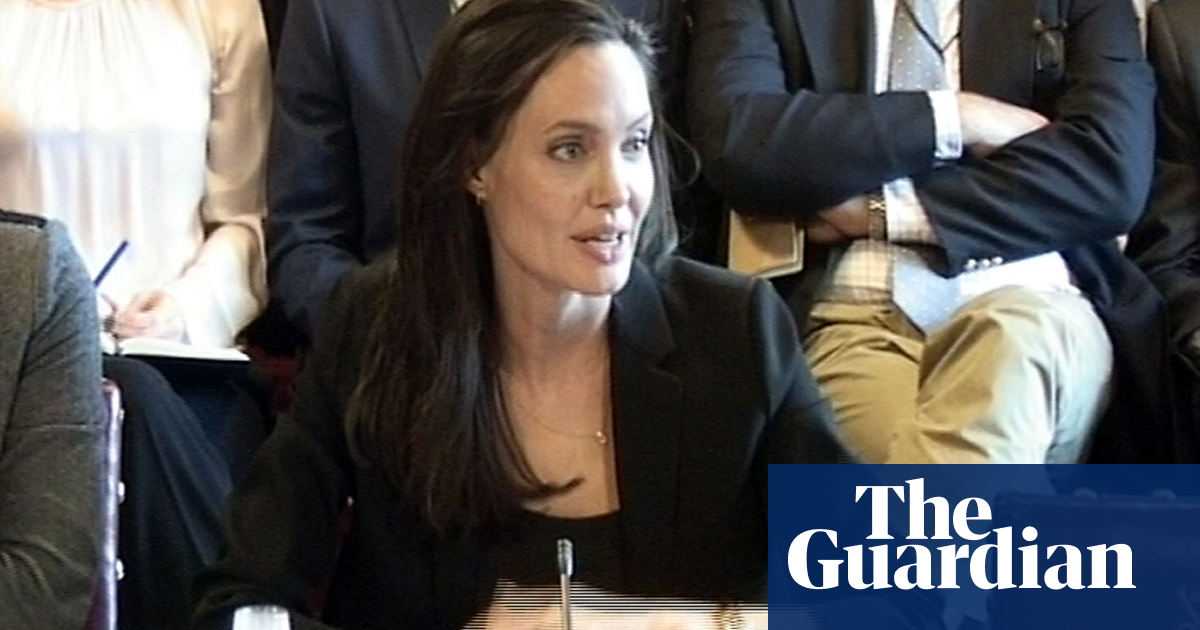 Angelina Jolie urges governments to unite against sexual violence