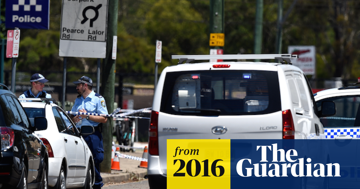 Man shot dead by police during confrontation in Sydney video Australia news The Guardian Man shot dead by police during confrontation in Sydney video Australia news The Guardian