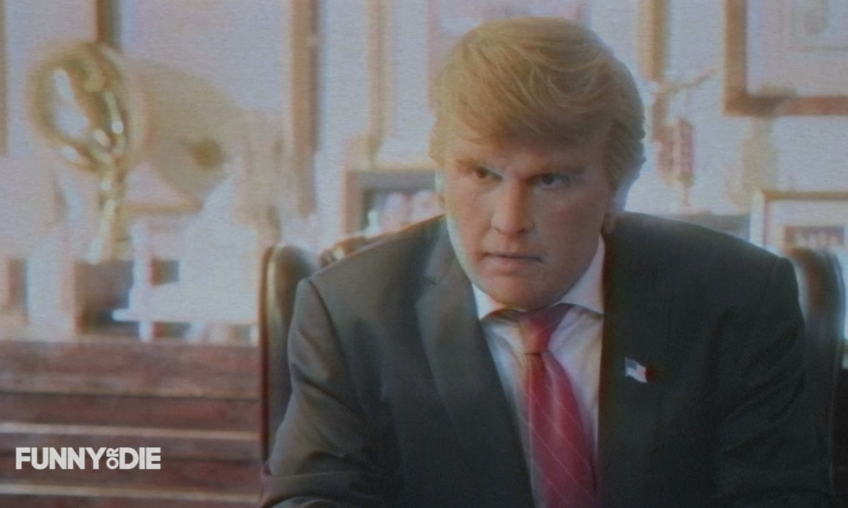 Johnny Depp Nails Donald Trump Impersonation In Funny Or Die Spoof – Video  | Film | The Guardian