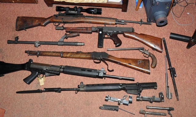 Biggest Hoard Of Illegal Firearms Found In Secret Room In Late biggest hoard of illegal firearms found in secret room in late parish councillor s house