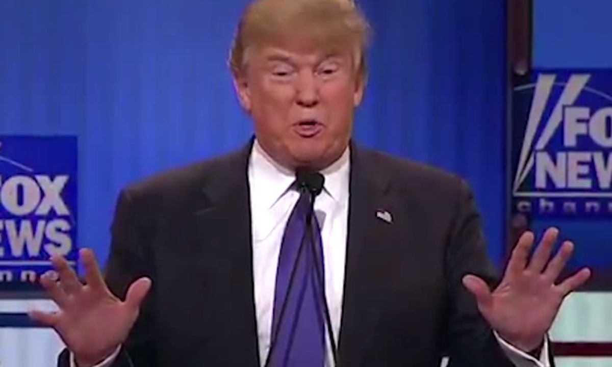 Trump defends his manhood after Rubio's 'small hands' comment