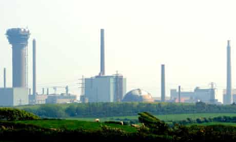Sellafield nuclear power station and Thorp reprocessing plant in Cumbria