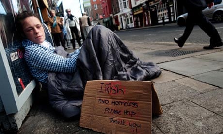 Homeless man Ireland