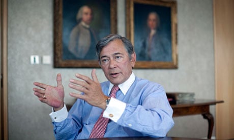 Eric Daniels, Lloyds Banking Group chief, at his offices in the City of London