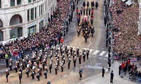 Margaret Thatcher S Funeral Cost An Estimated 3 6m No 10 Politics The Guardian