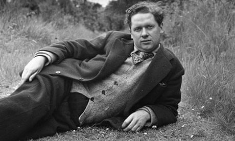 Welsh poet and playwright Dylan Thomas.