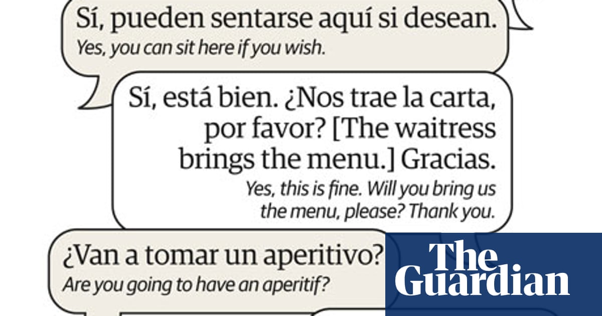 Scenario 3 At A Restaurant Spain Holidays The Guardian