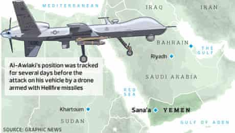 Al-Awlaki drone map