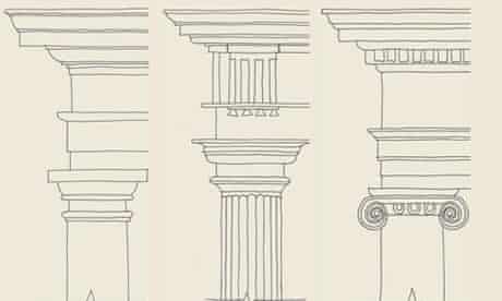 Drawings of the Roman orders