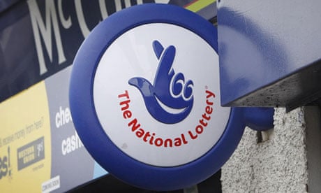 National Lottery sign