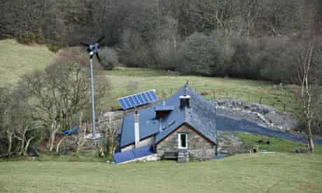 Off-grid house in the UK