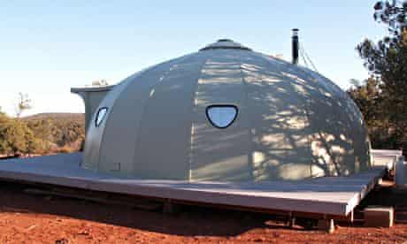 Off-grid living: a dome home in the US