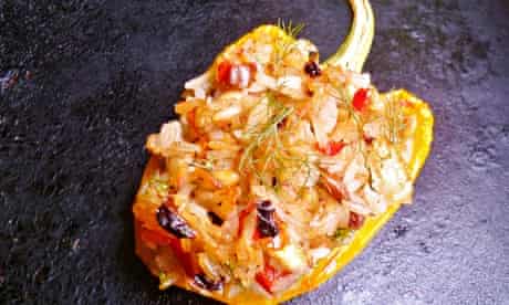 Rice stuffed peppers