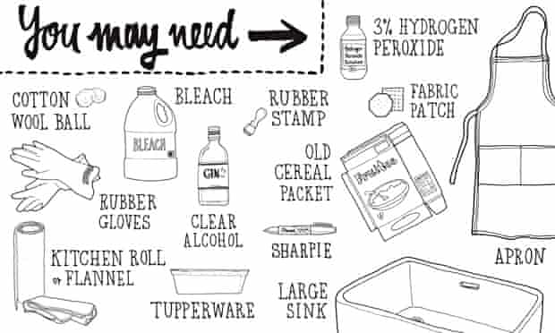 How To Mend Bleached Clothes Live Better The Guardian