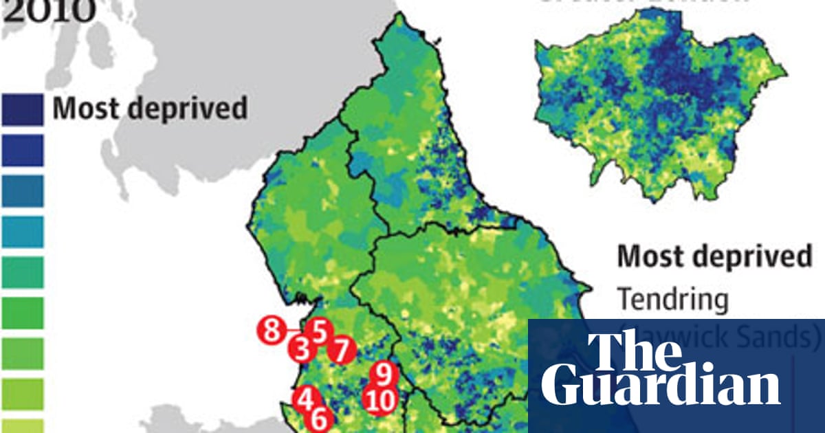deprivation mapped how you show the