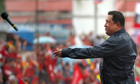 Hugo Chávez rally in Caracas