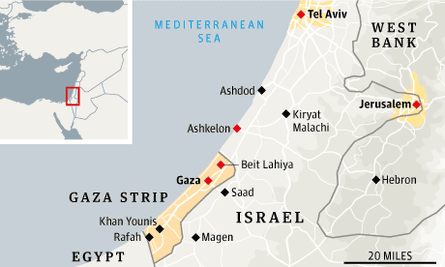 Israel Gaza map for web