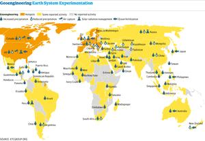 Graphic: Geoengineering map of the world