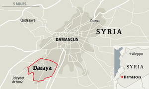 Daraya大屠杀地图