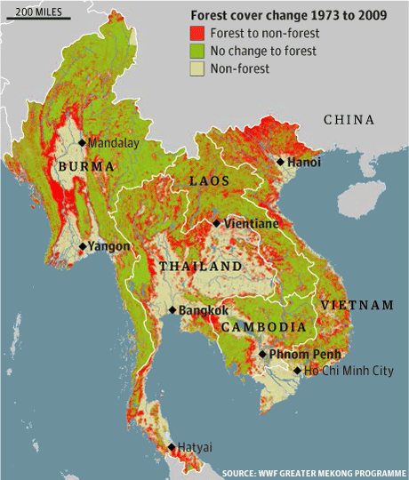 Mekong forest loss