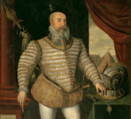 Portrait of Robert Dudley, Earl of Leicester (c.1532-88), 1585 (oil on panel)