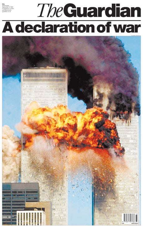 9/11 archive front page