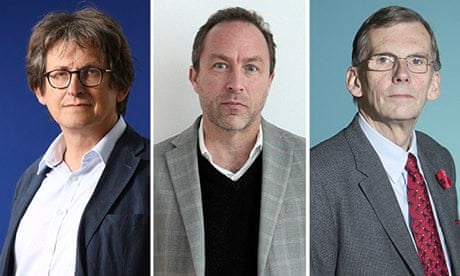 Alan Rusbridger, Jimmy Wales and Sir David Omand
