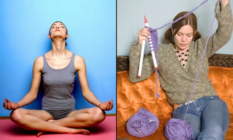 Why knitting and yoga are perfect bedfellows, Knitting