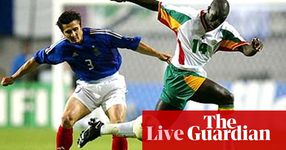France 0 1 Senegal World Cup 2002 The Guardian france-0-1-senegal-world-cup-2002-the-guardian