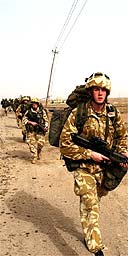 40 Commando Royal Marines in the Al Faw Peninsula, Iraq