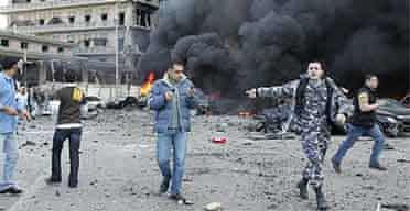 Explosion in Beirut 14 February 2005