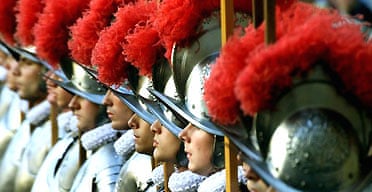 New recruits to the Vatican Swiss Guard 