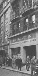 The Guardian's London office on Fleet Street, c1960' 