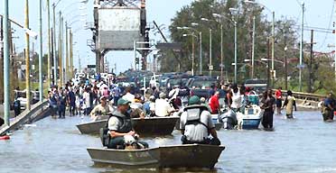 Rescuers reach people cut off by Gulf Coast hurricane