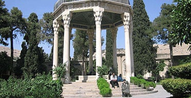 The shrine of Iran's most celebrated poet Hafez