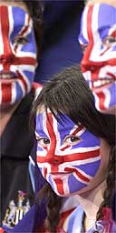 A young British fan