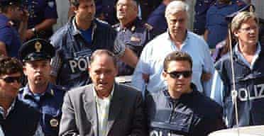 Arrest of Italian mafia suspects