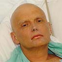 Former Russian spy Alexander Litvinenko in his hospital bed after he was poisoned