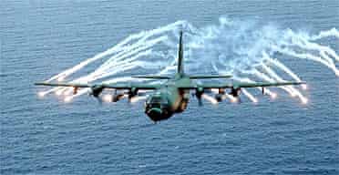 A US air force AC-130 gunship like the one reported to have attacked sites in Somalia
