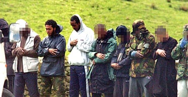 July 21 suspects photographed in the Lake District among a group of 23 men