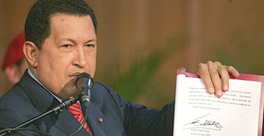 Hugo Chávez says Fidel Castro is getting better