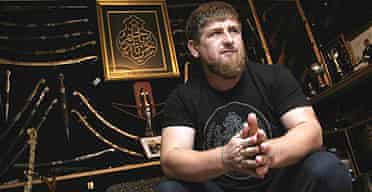 Ramzan Kadyrov, the president of Chechnya