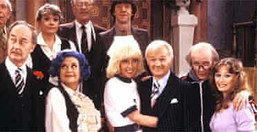 John Inman and the rest of the cast of Are You Being Served? cast