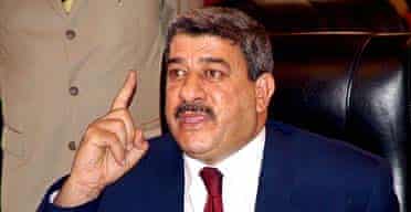 Iraq's deputy prime minister, Salam Zikam Ali al-Zubaie
